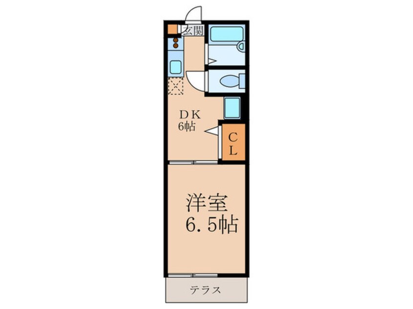 間取図 ベルテ中目黒