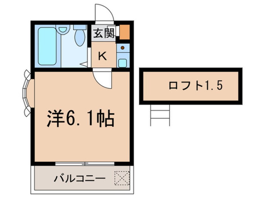 間取図 ラビアン小柳町