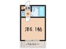 ラビアン小柳町 1Kの間取り