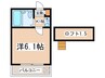 ラビアン小柳町 1Kの間取り