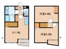ＬＥＧＡＬＡＮＤ市谷薬王寺 2Kの間取り