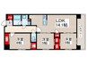 N-stage船堀 3LDKの間取り