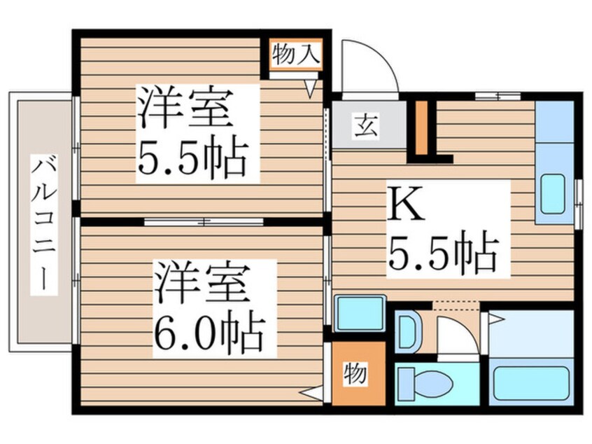 間取図 グランシ－ド