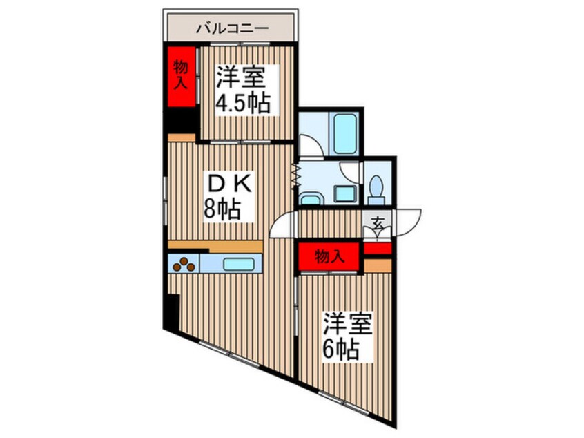 間取図 プレジデント98