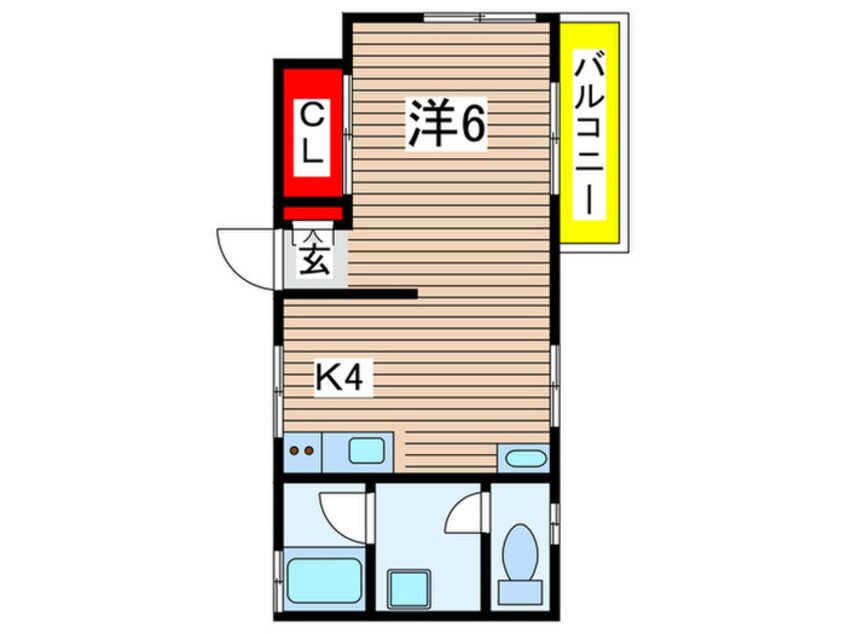 間取図 カサフローラ道場