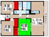 リヴェ－ル秋津 3LDKの間取り