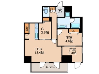 間取図 LaSante麹町