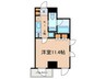 LaSante麹町 1Kの間取り