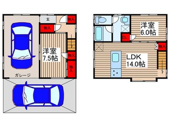 間取図 自然回帰の家　へ号棟