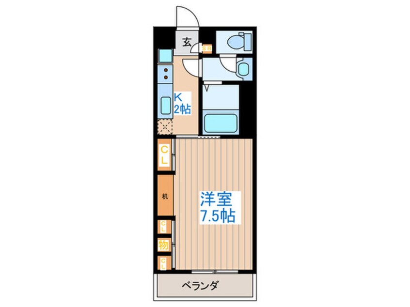 間取図 リブリ・八幡山