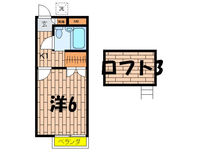 間取図 メゾンド・フミ