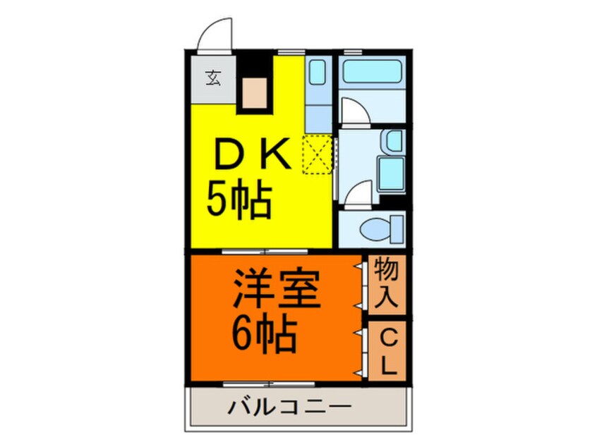 間取図 ゆたか五番館