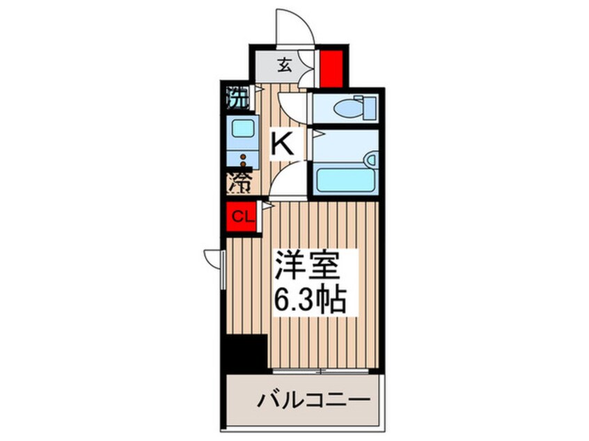 間取図 CITY　SPIRE新富町