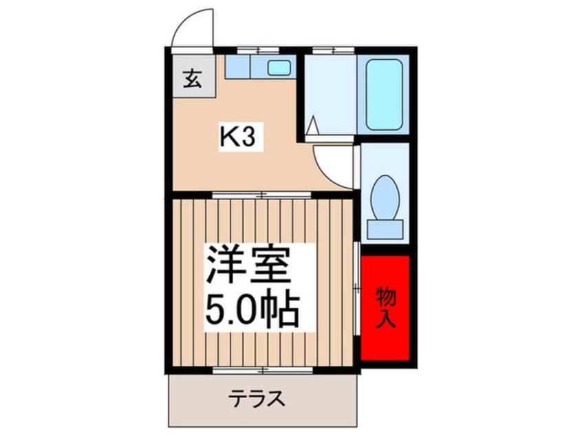 間取図 コ－ポ上木崎