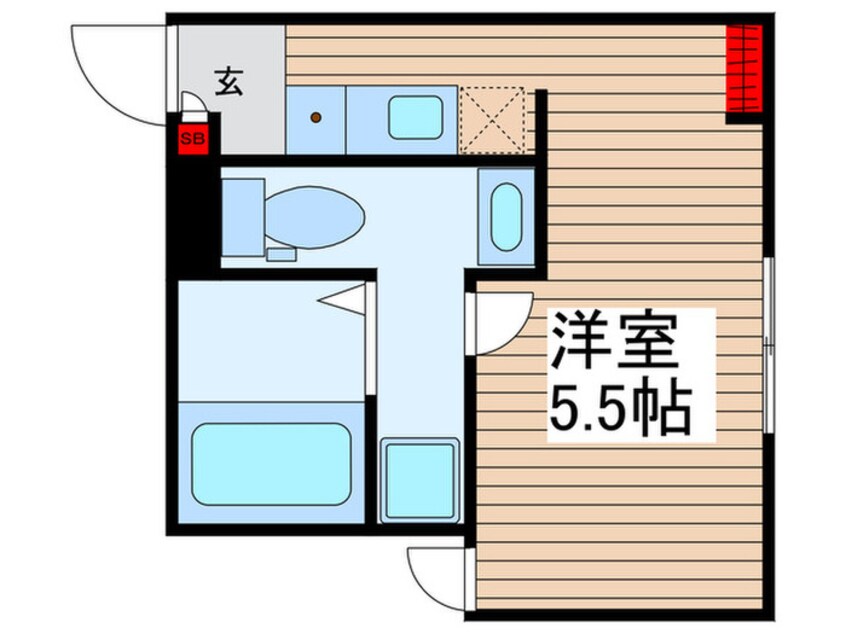 間取図 WILLE NISHIARAIⅠ