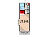 フラワ-シティ-亀有 1Kの間取り