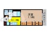 ａｒｋ－ｔｅｒｒａｃｅ 1Kの間取り