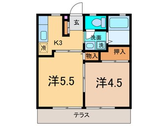 間取図 ＨＯＭＥＳ　ＧＡＲＤＥＮＩＡ