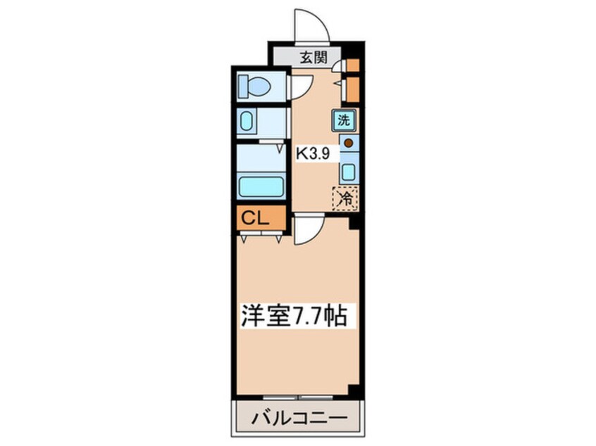 間取図 ＦＥＬＩＣＥ　ＣＩＴＴＡ