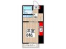 マンション　ブランシェ 1Kの間取り