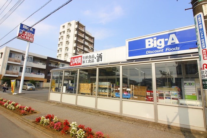 Big-A三郷駅前店(スーパー)まで450m ティアラ三郷