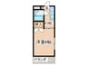 富士ハイツ 1Kの間取り
