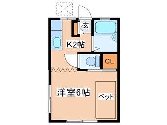 間取図 ハイツヒロ