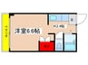 パ－ルハイム 1Kの間取り