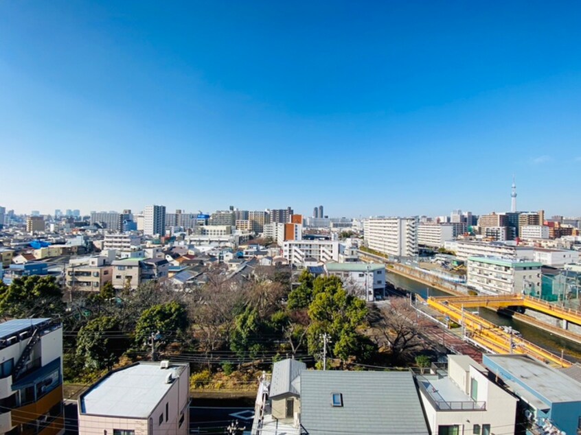 室内からの展望 仙台堀公園ハイツ(905)