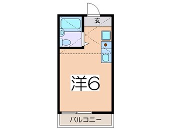 間取図 リバ－ハイツ