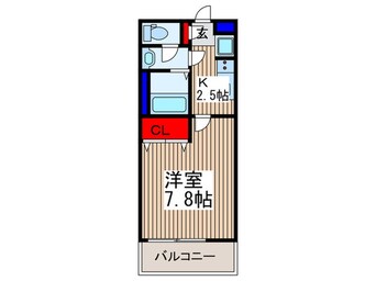 間取図 リブリ・リヴェール浦和