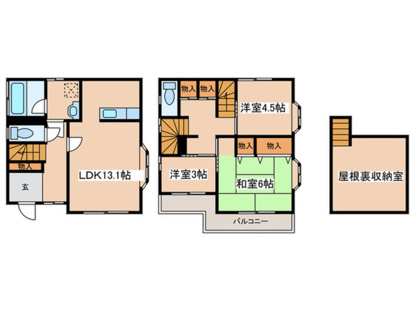 間取図 町田市野津田町戸建