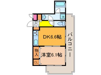 間取図 コートハウス溝の口２