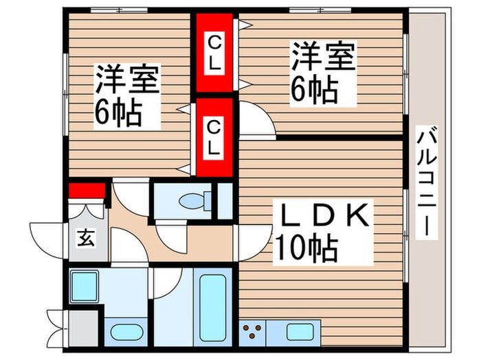 間取り図 オークレア