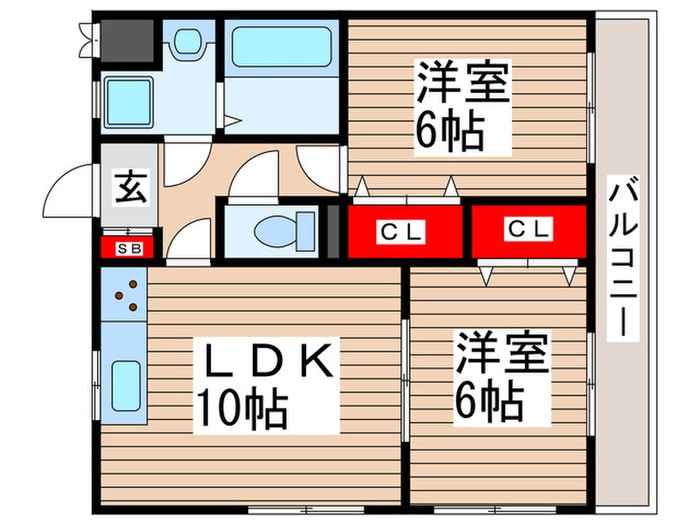 間取り図 オークレア