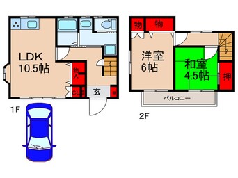 間取図 本橋テラスハウス