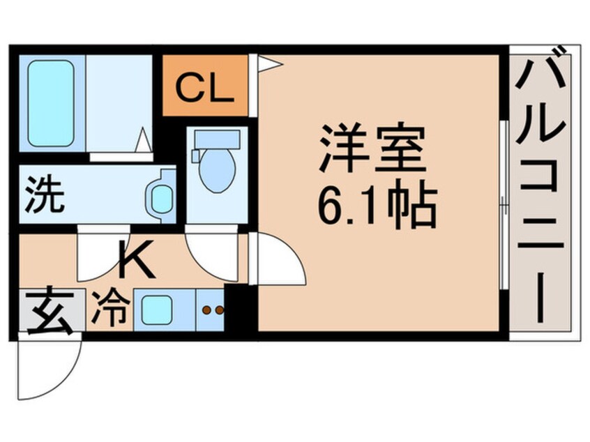 間取図 ウェストガーデン六町