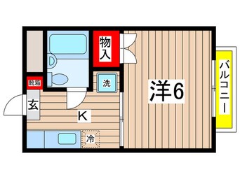 間取図 スタ－ハイツ稲城