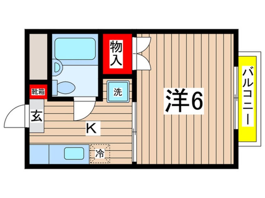 間取図 スタ－ハイツ稲城