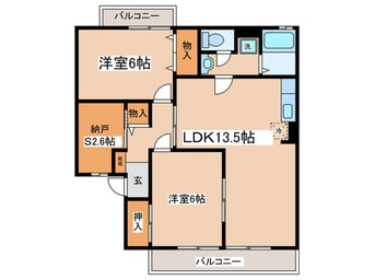 間取図 ジュネス山口Ｂ