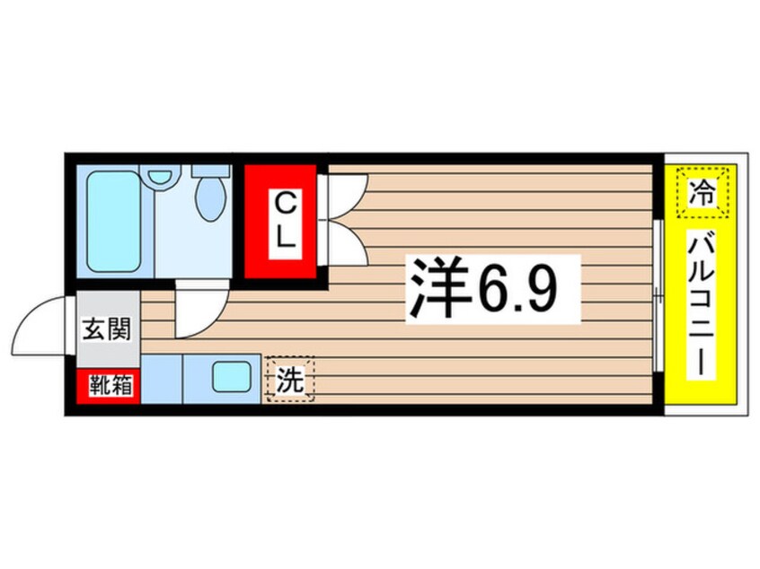 間取図 リバ－コ－ト稲城