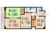 大関山ハイツ 3DKの間取り