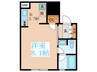 MY TOWER RESIDENCE 1Kの間取り