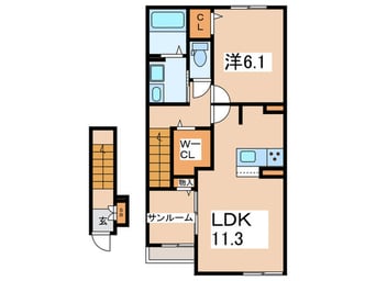 間取図 イデアルⅢ　A