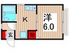 フレンドコ－ポ 1Kの間取り