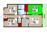 アルカディア21 3LDKの間取り