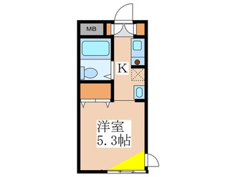 間取図 パ－クサイド野川公園(3～14号室