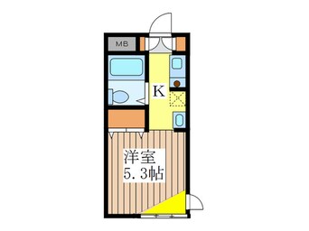 間取図 パ－クサイド野川公園(3～14号室