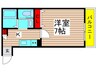 アートスタイル五反野 1Kの間取り