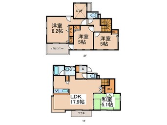 間取図 大場町貸家